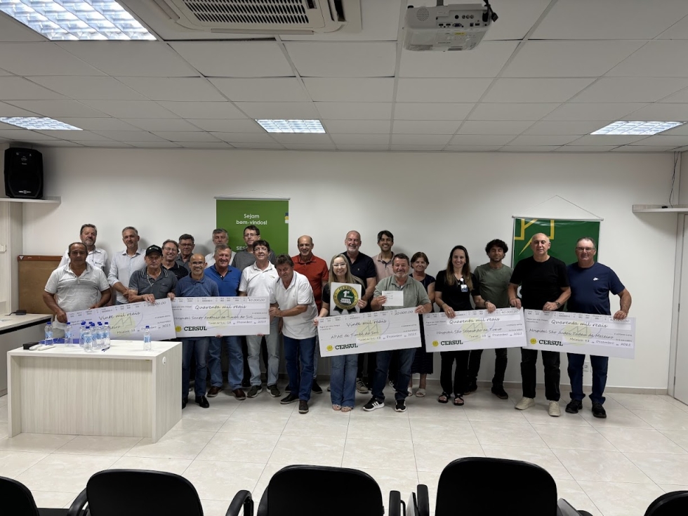 CERSUL entrega segunda etapa de recursos às entidades